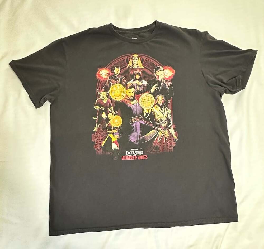 Marvel Studios Doctor Strange in the Multiverse of Madness Black Graphic T-Shirt